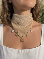 Customizable gold bandana