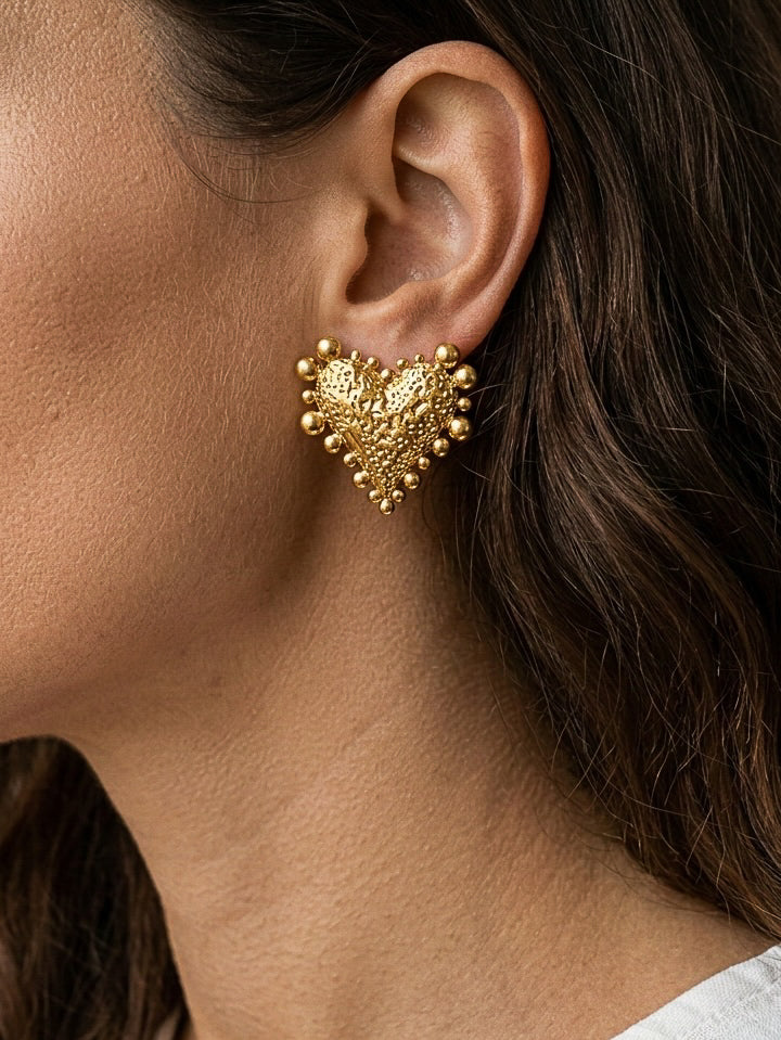 Boucles d'oreilles Coeur