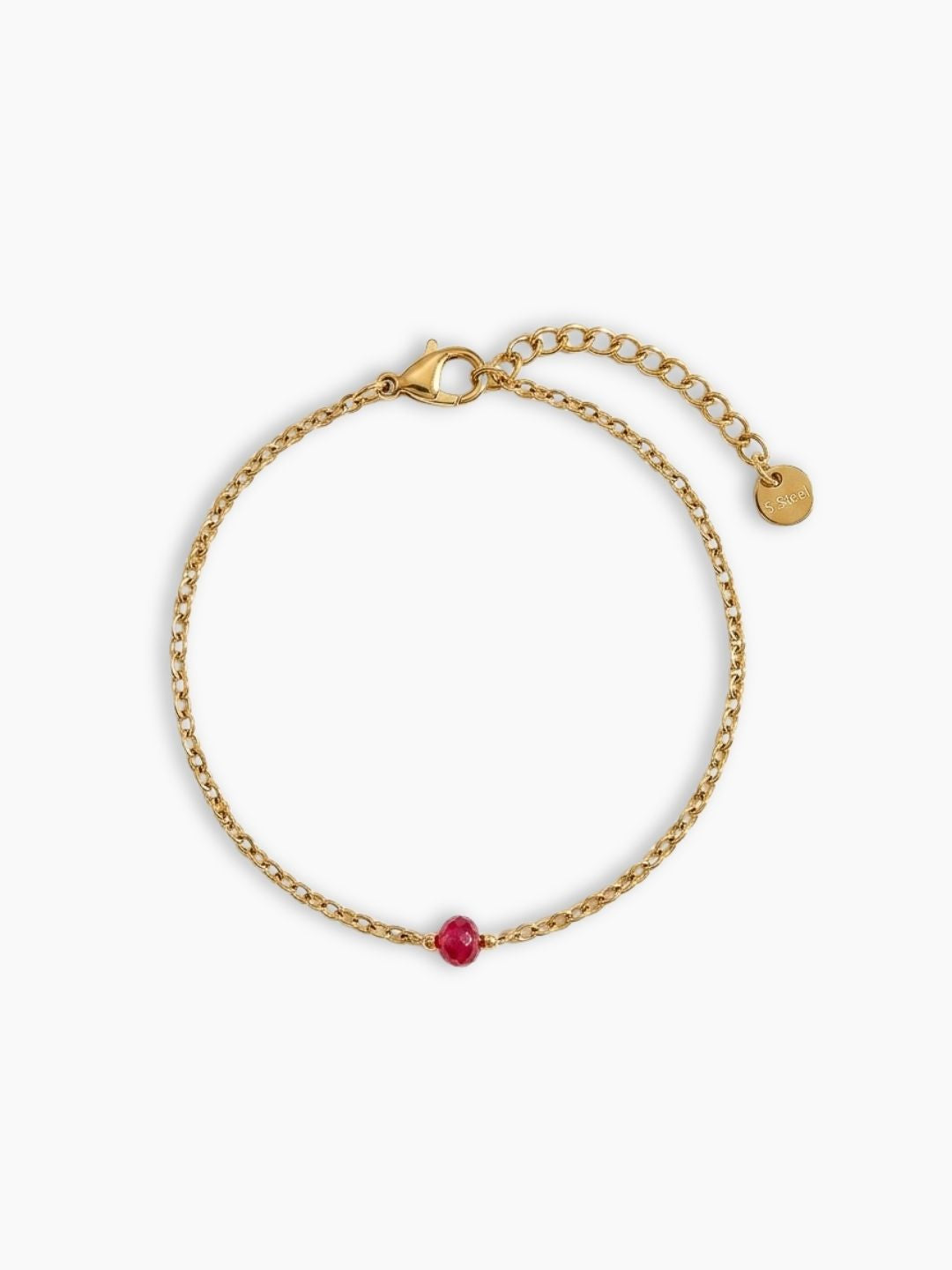 Bracelet perles et acier inoxydable Eleanore, Maison Soleyah
