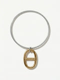 Jonc Maille Marine Bicolore