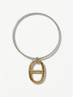Jonc Maille Marine Bicolore