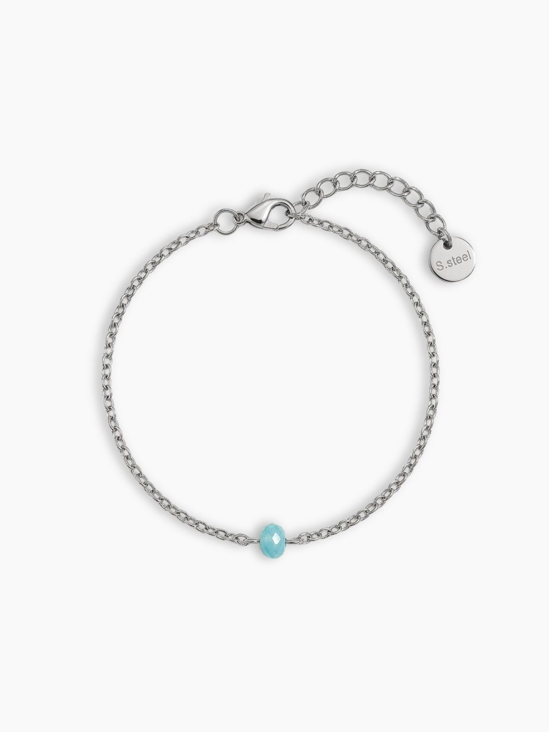 Bracelet perles et acier inoxydable Eleanore, Maison Soleyah