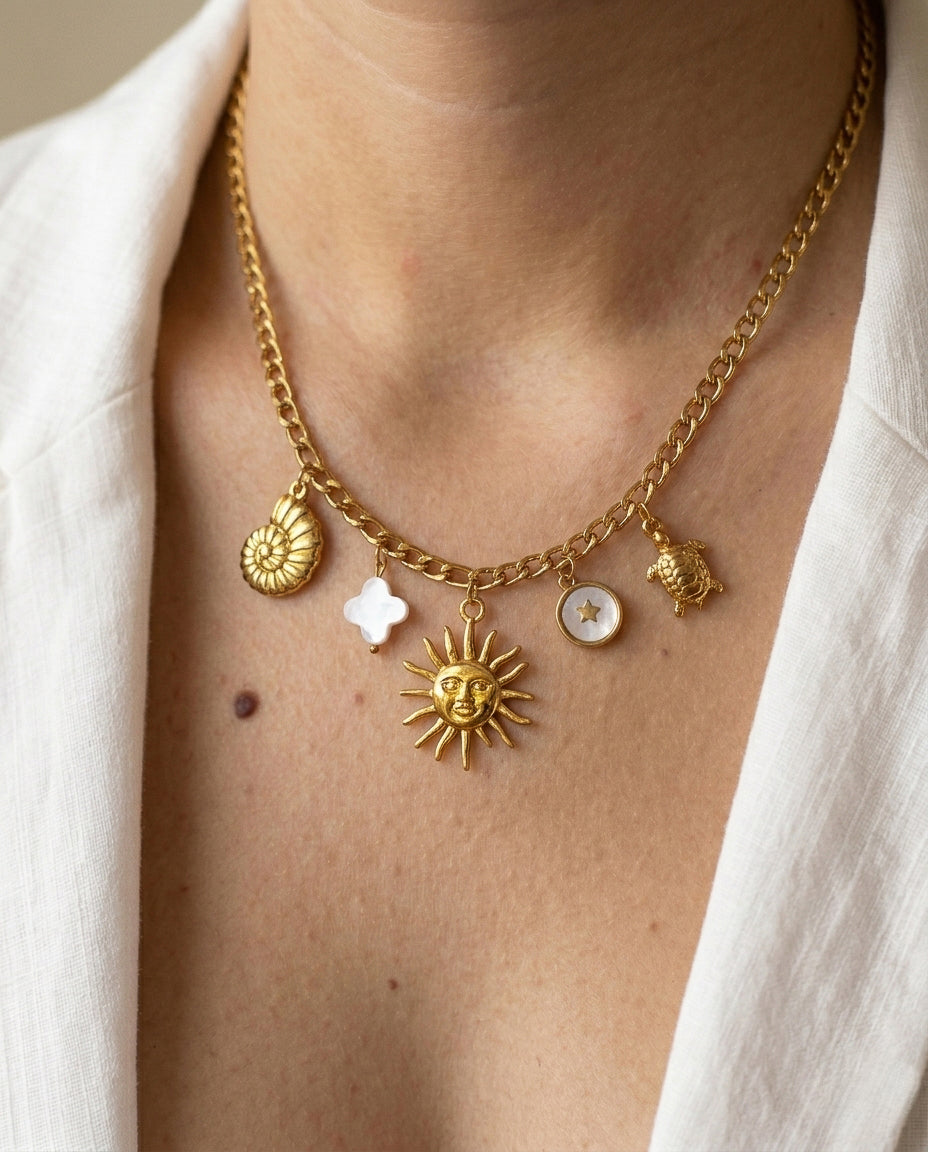 Collier doré personnalisable