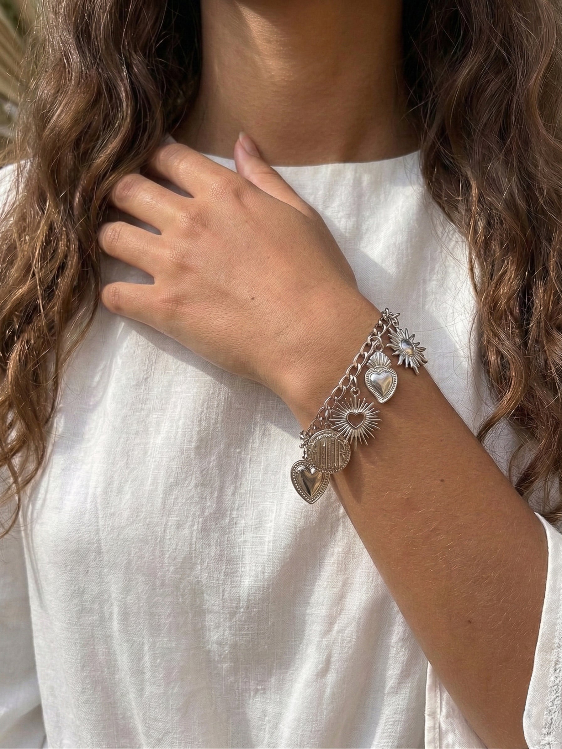Bracelet argenté personnalisable