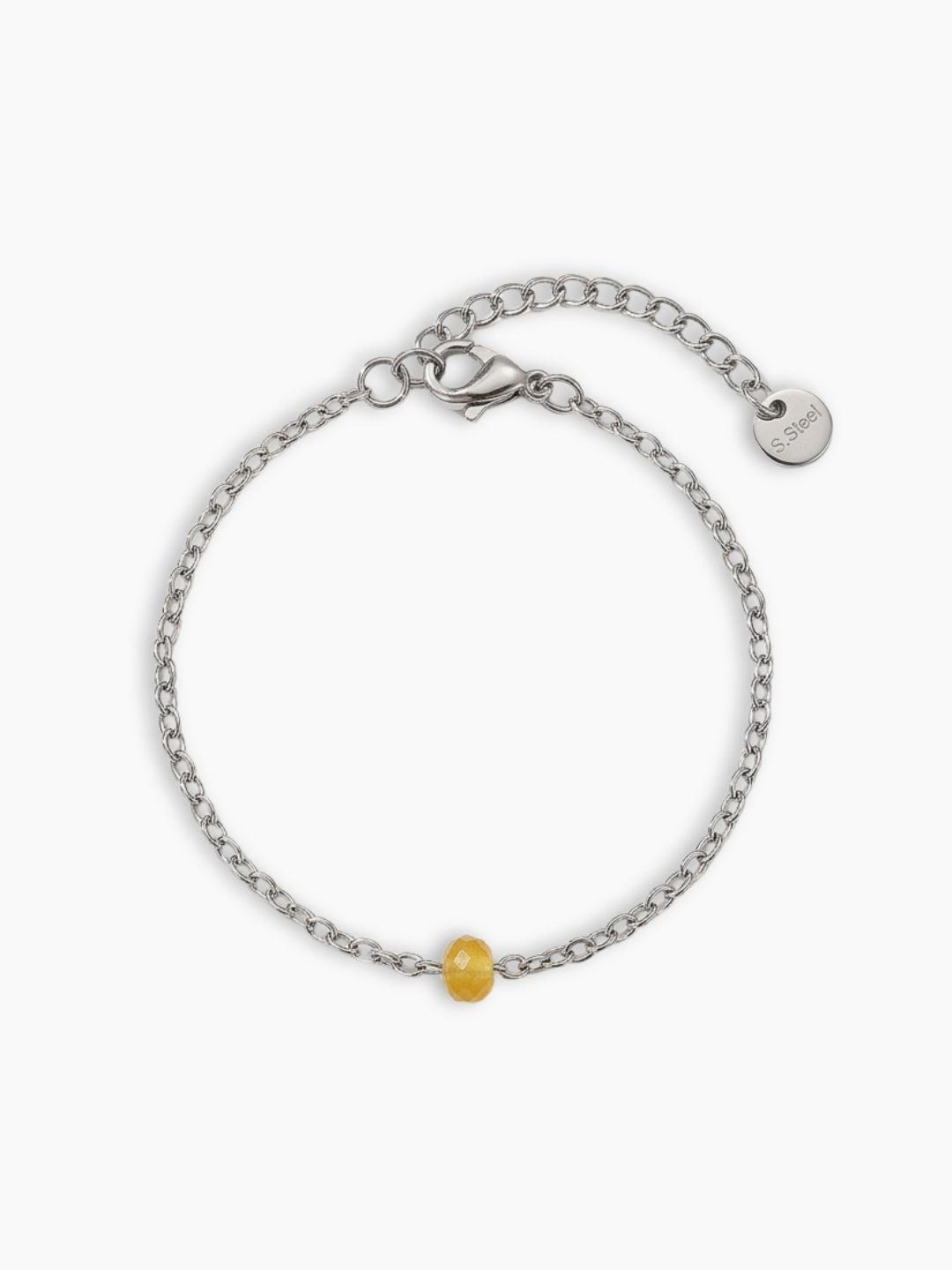 Bracelet perles et acier inoxydable Eleanore, Maison Soleyah