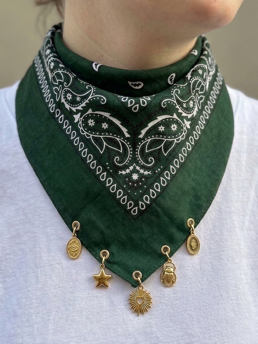 Customizable gold bandana