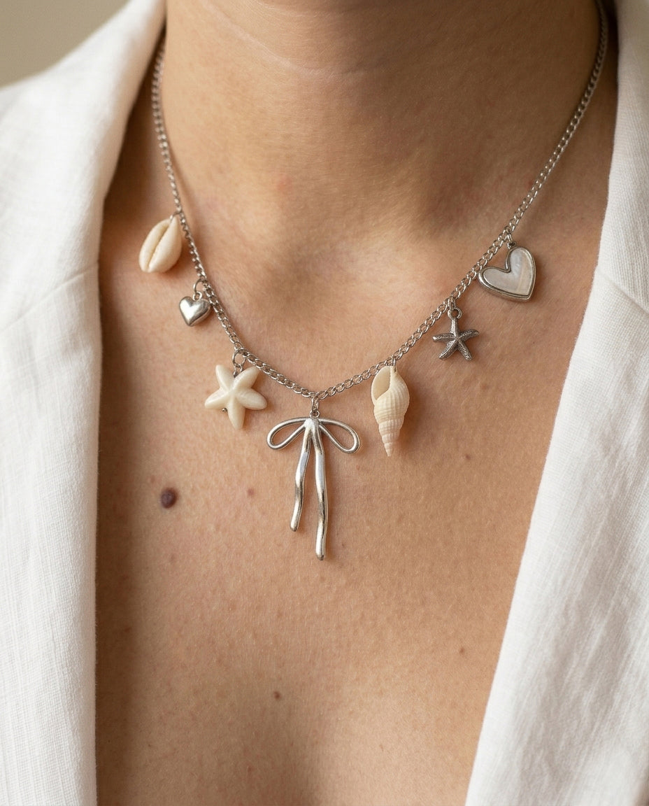 Collier argenté personnalisable
