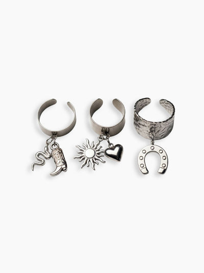 Anillo plateado personalizable