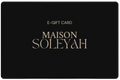 Tarjeta regalo Maison Soleyah
