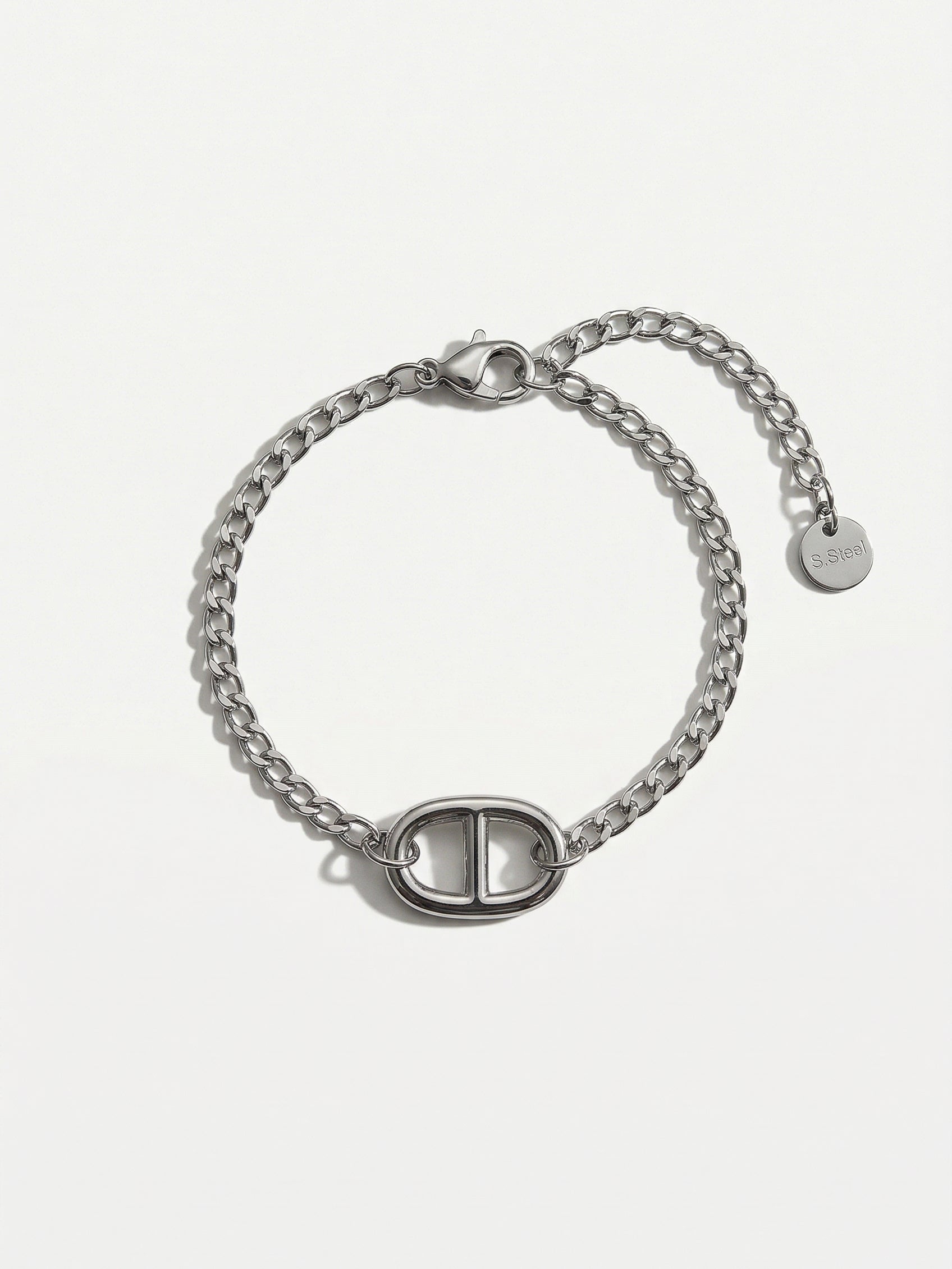 Bracelet Chaîne Épaisse Maille Marine