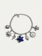Customizable silver-plated bracelet