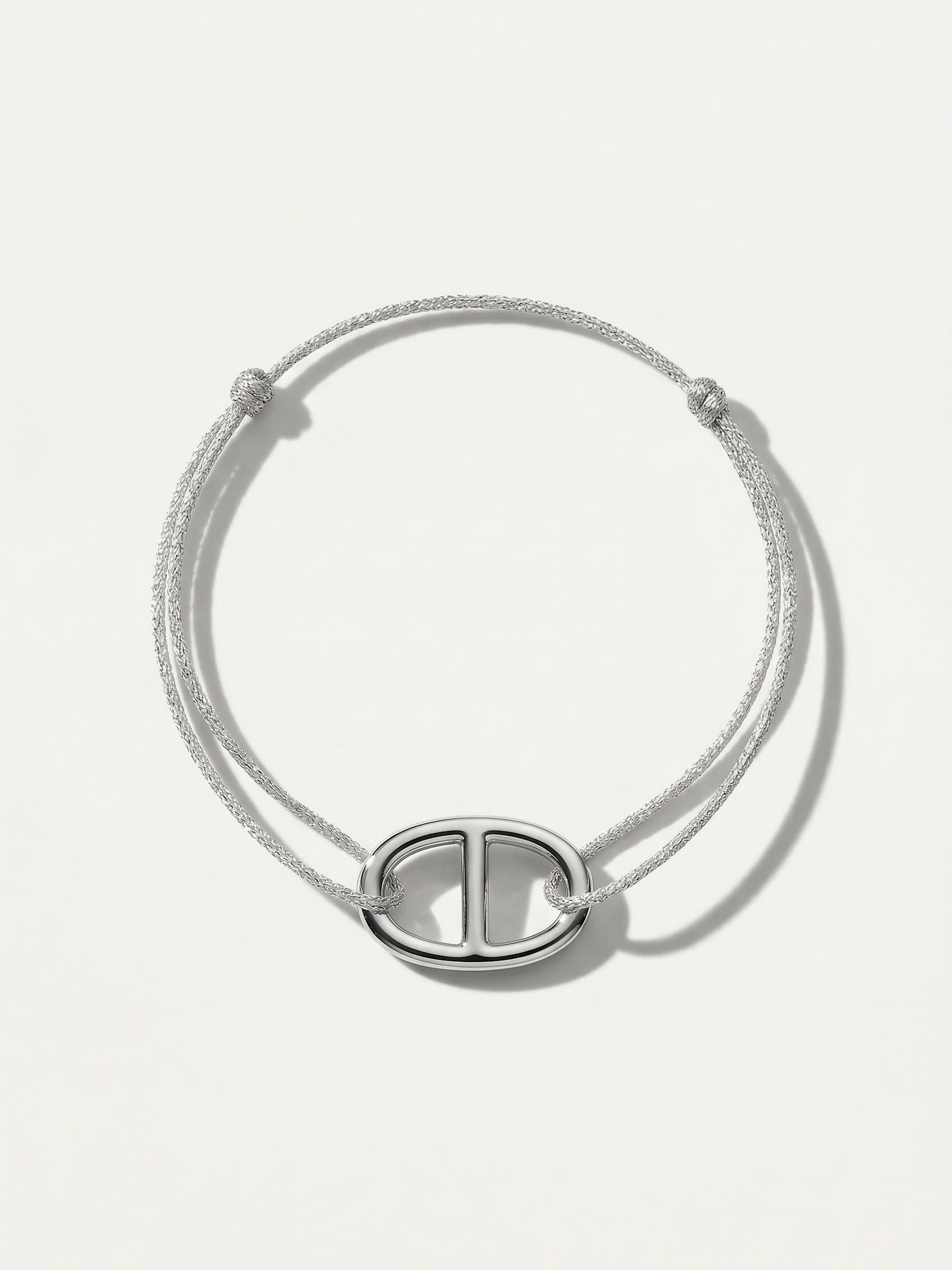 Bracelet Cordon Maille Marine