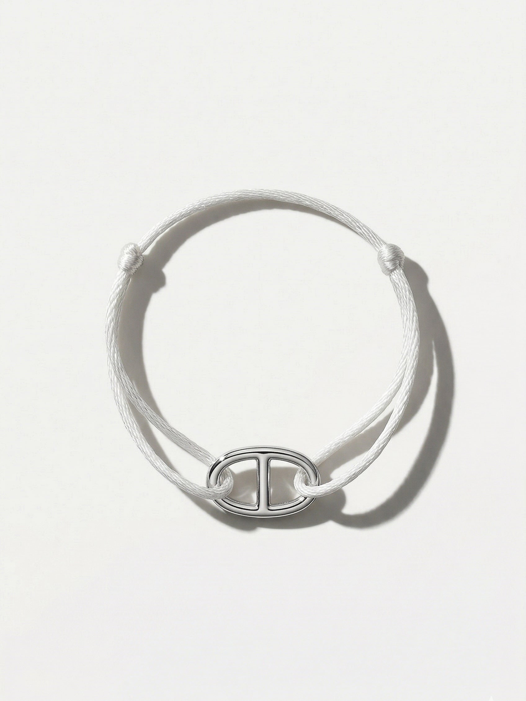 Bracelet Cordon Maille Marine