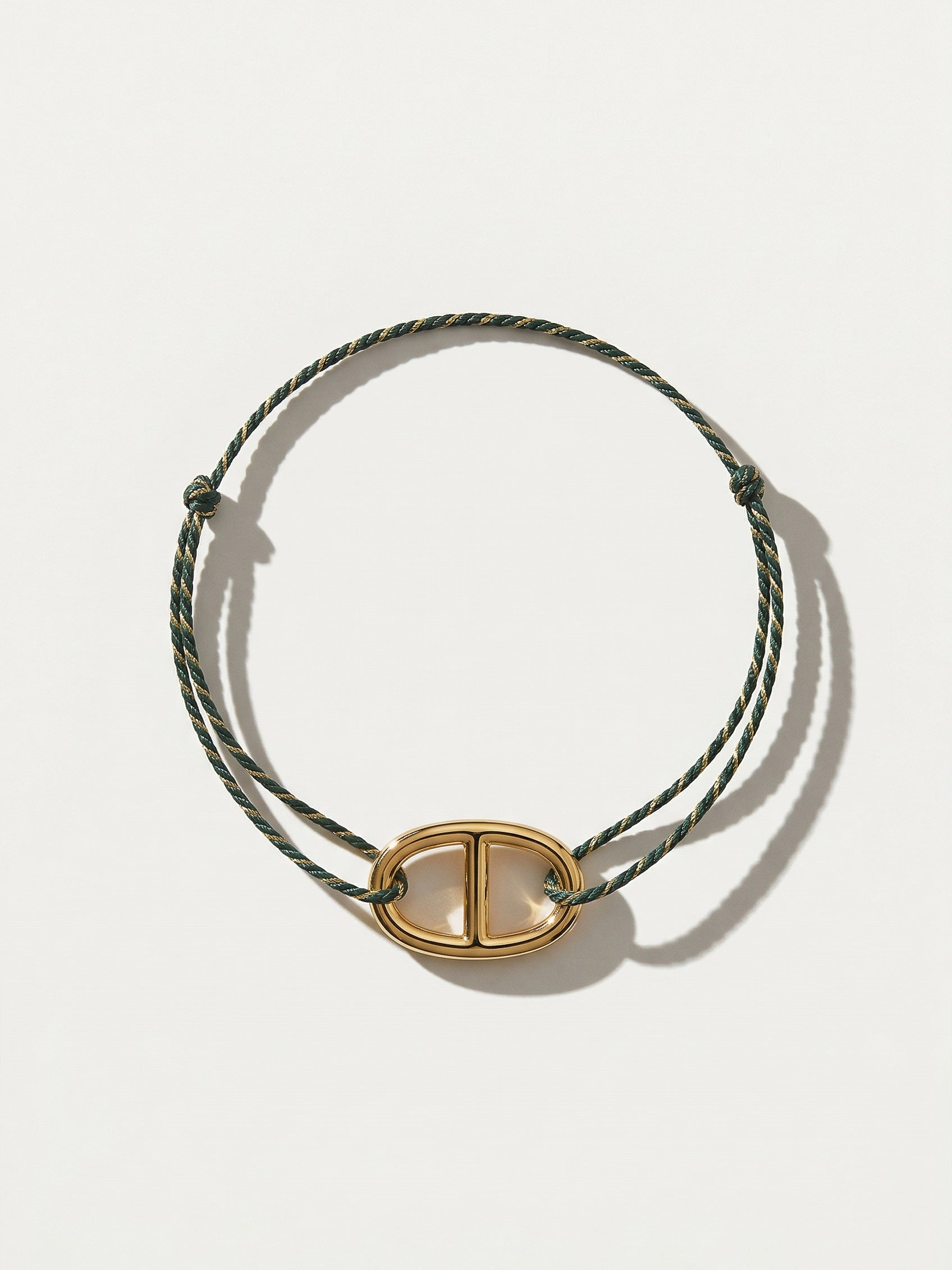 Bracelet Cordon Maille Marine