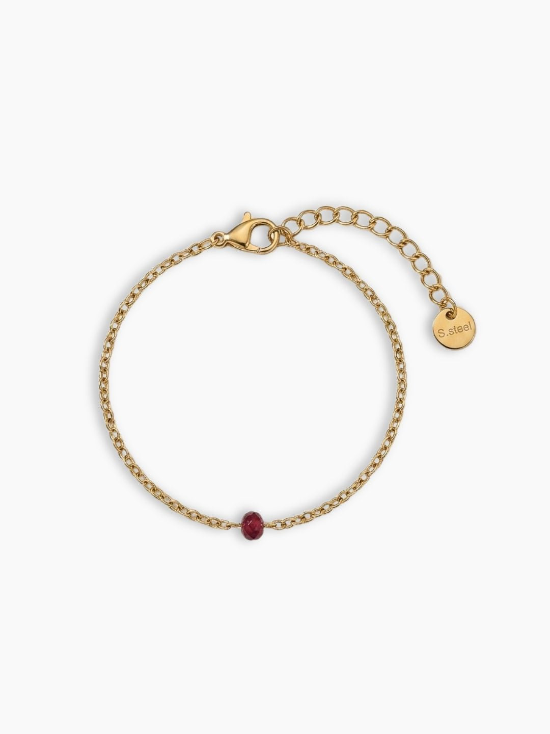 Bracelet perles et acier inoxydable Eleanore, Maison Soleyah