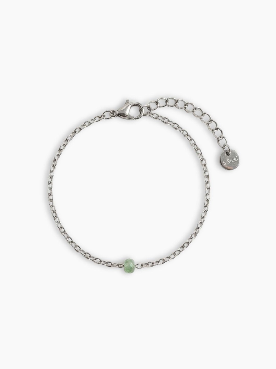 Bracelet perles et acier inoxydable Eleanore, Maison Soleyah