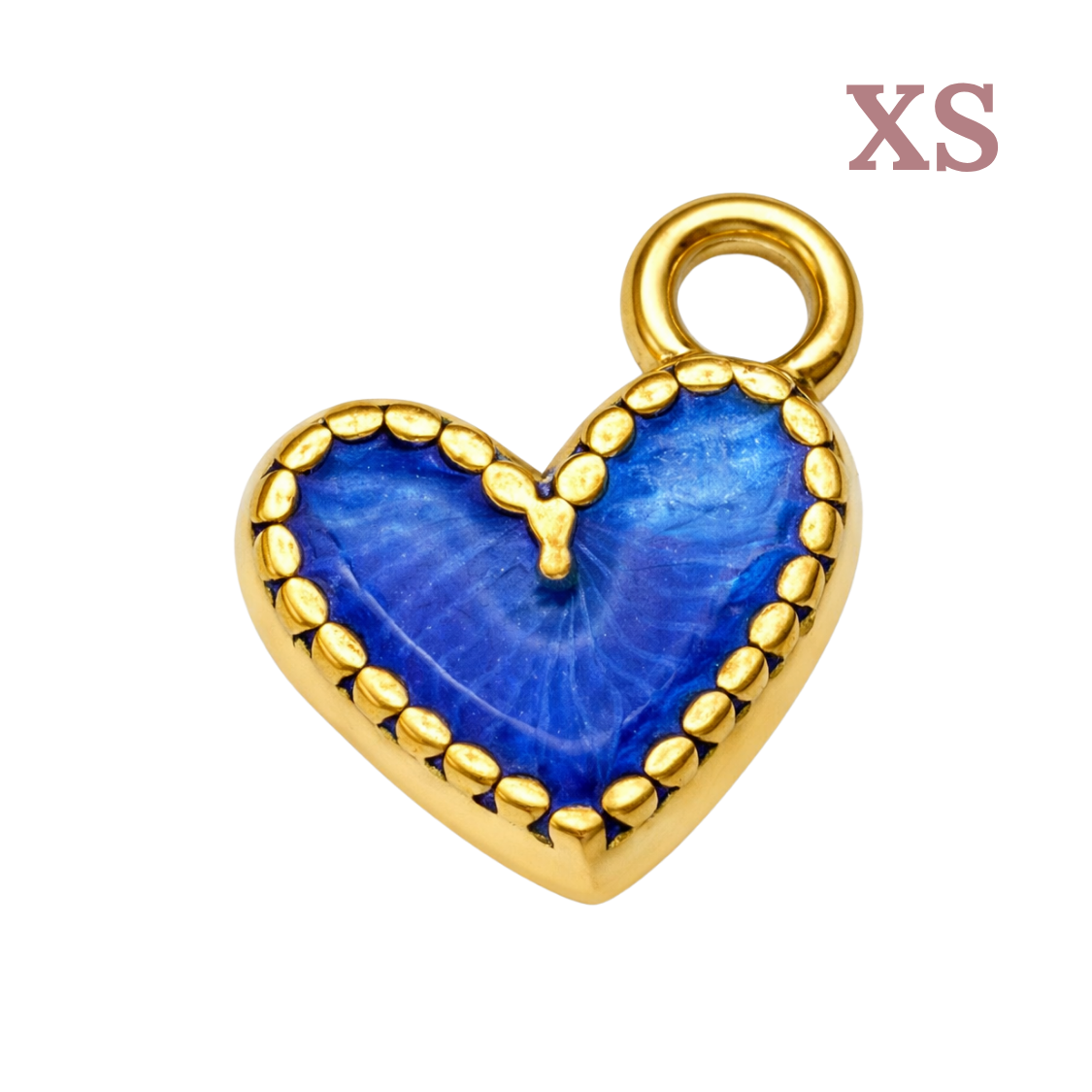 Abalorios Corazón pequeño esmaltado