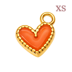 Abalorios Corazón pequeño esmaltado