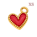 Abalorios Corazón pequeño esmaltado