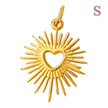 Charm Coeur ensoleillé