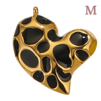 Charms Coeur léopard