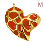 Charms Coeur léopard