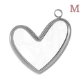Charms Coeur nacré blanc
