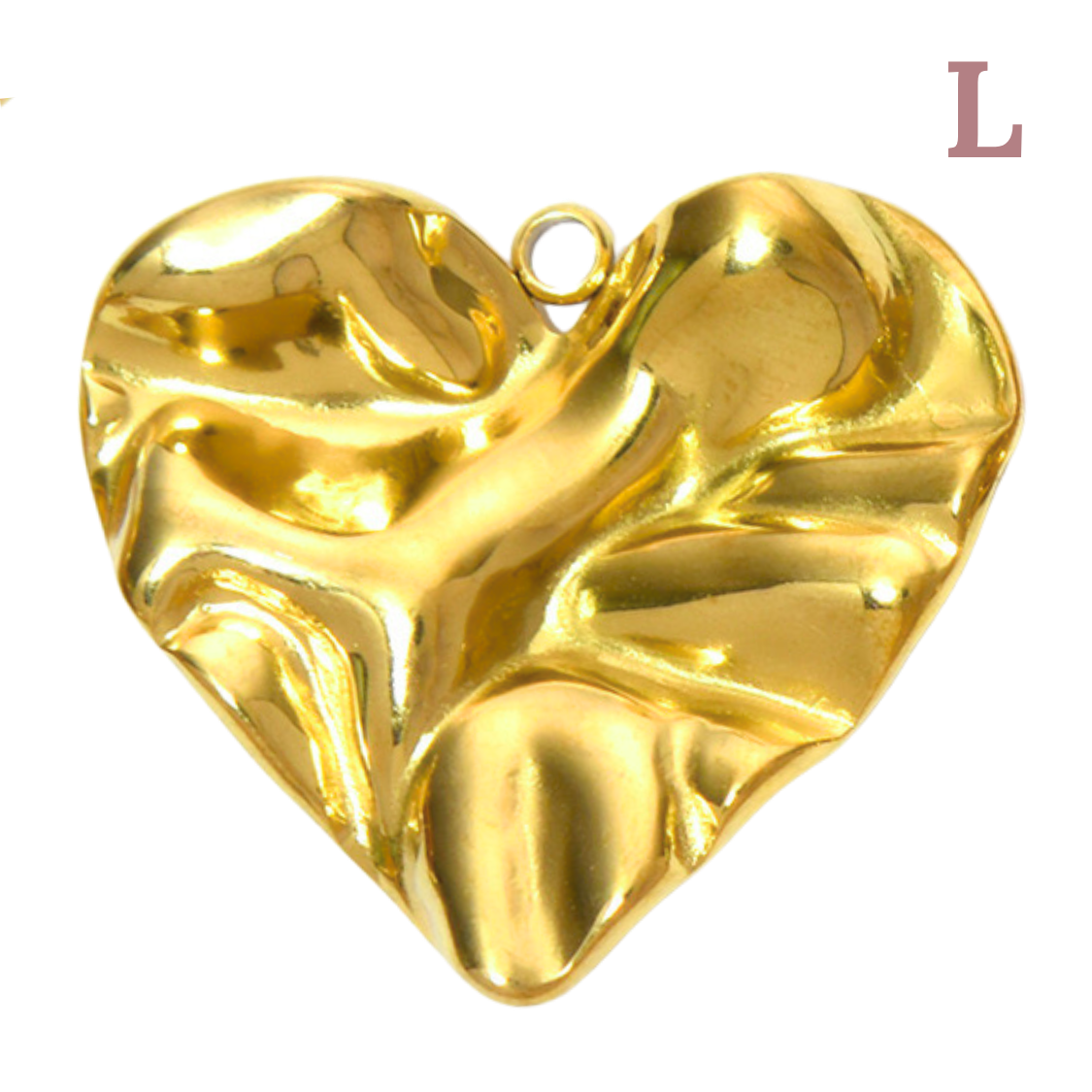 Charms Coeur ondulé