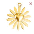 Charms Coeur tournesol