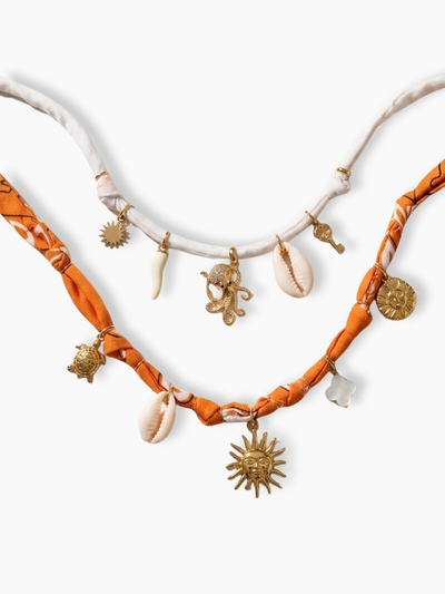 Collar de bandana dorado - Personalizable