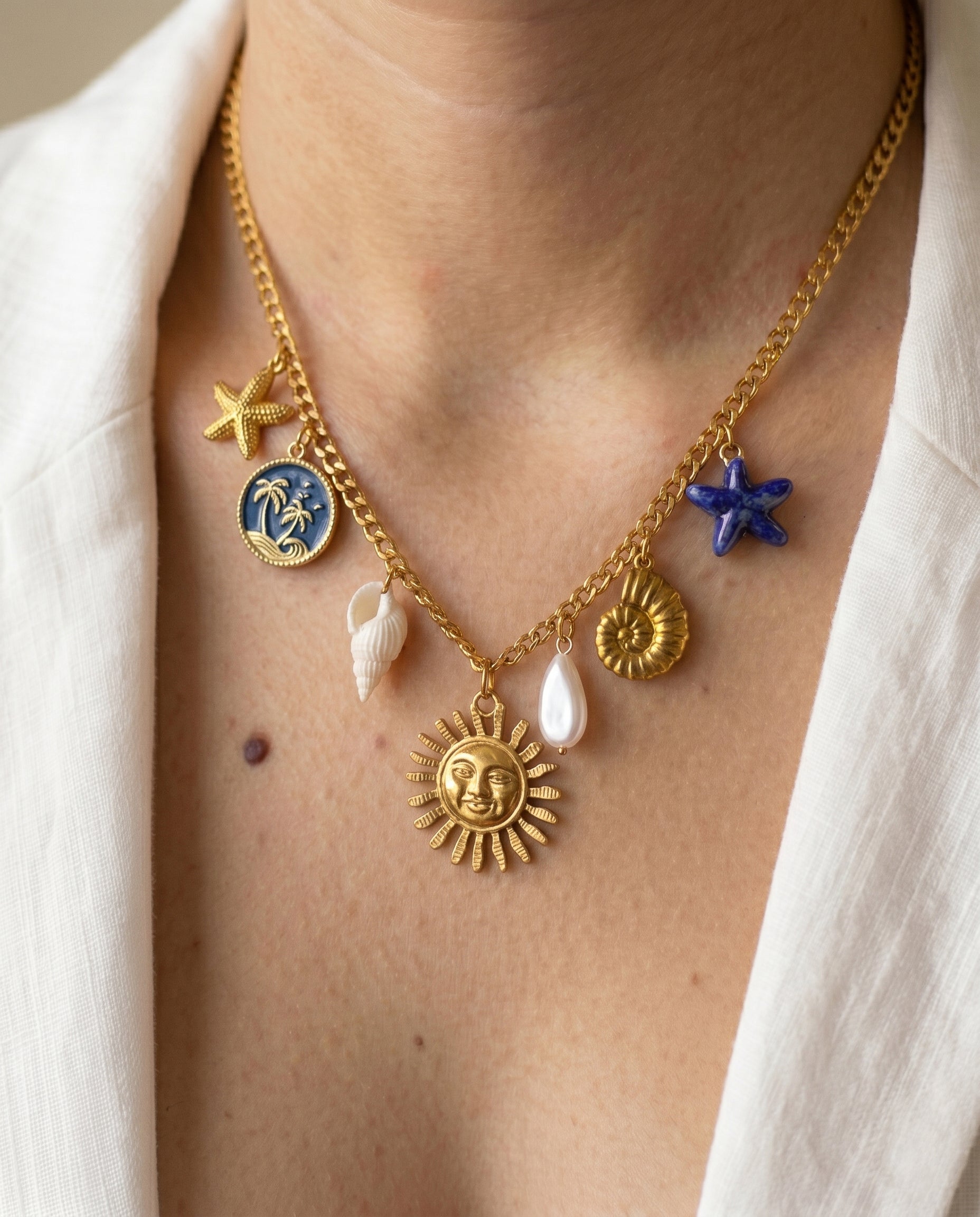 Collier doré personnalisable