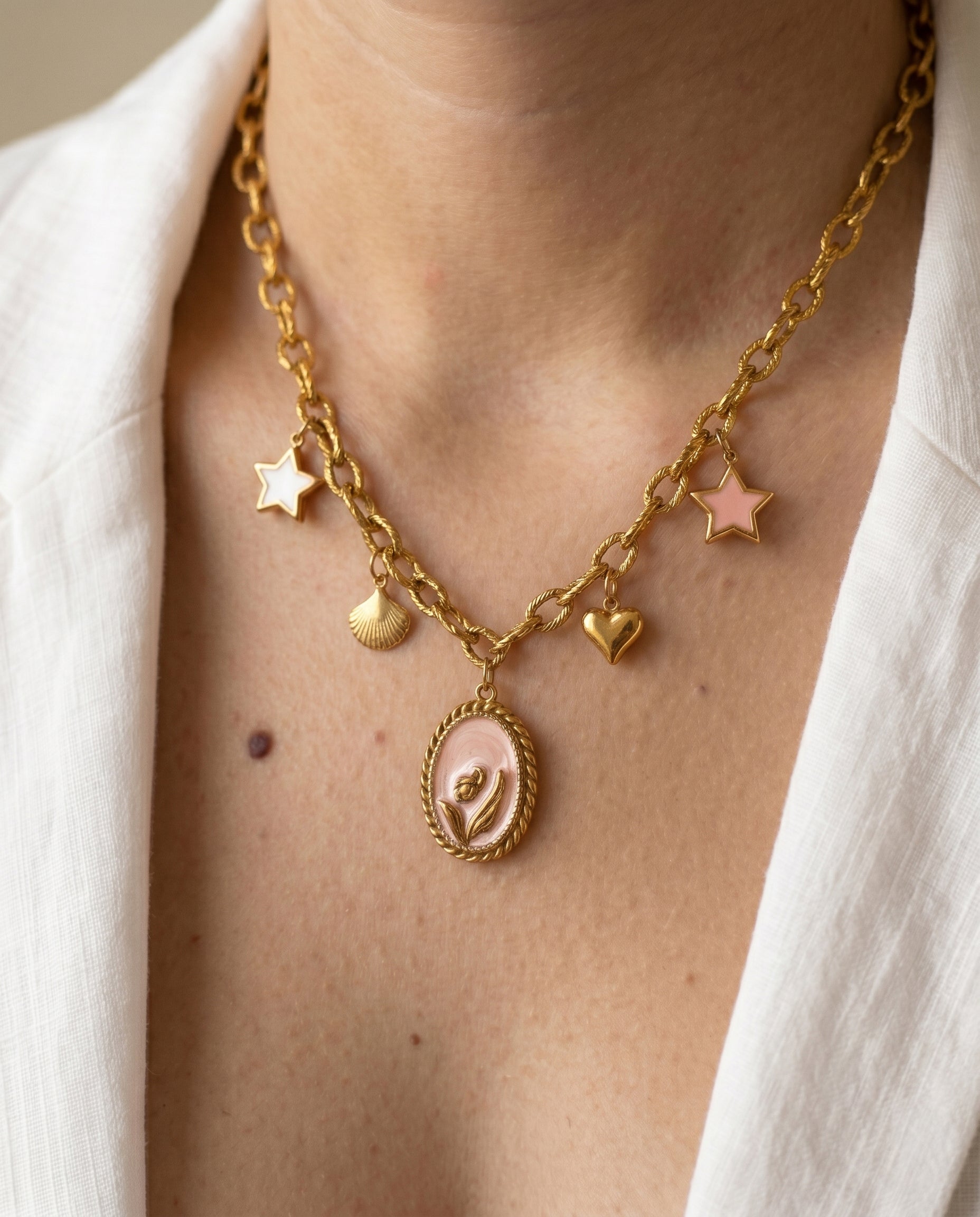 Collier doré personnalisable
