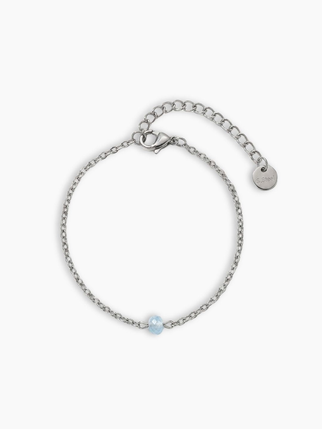 Bracelet perles et acier inoxydable Eleanore, Maison Soleyah