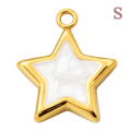 Dijes de estrella dorada