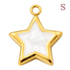 Dijes de estrella dorada