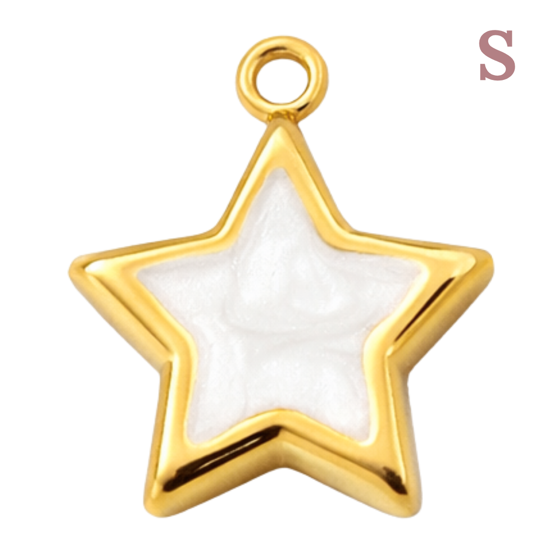 Dijes de estrella dorada