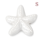 Dijes de estrella de mar de cerámica