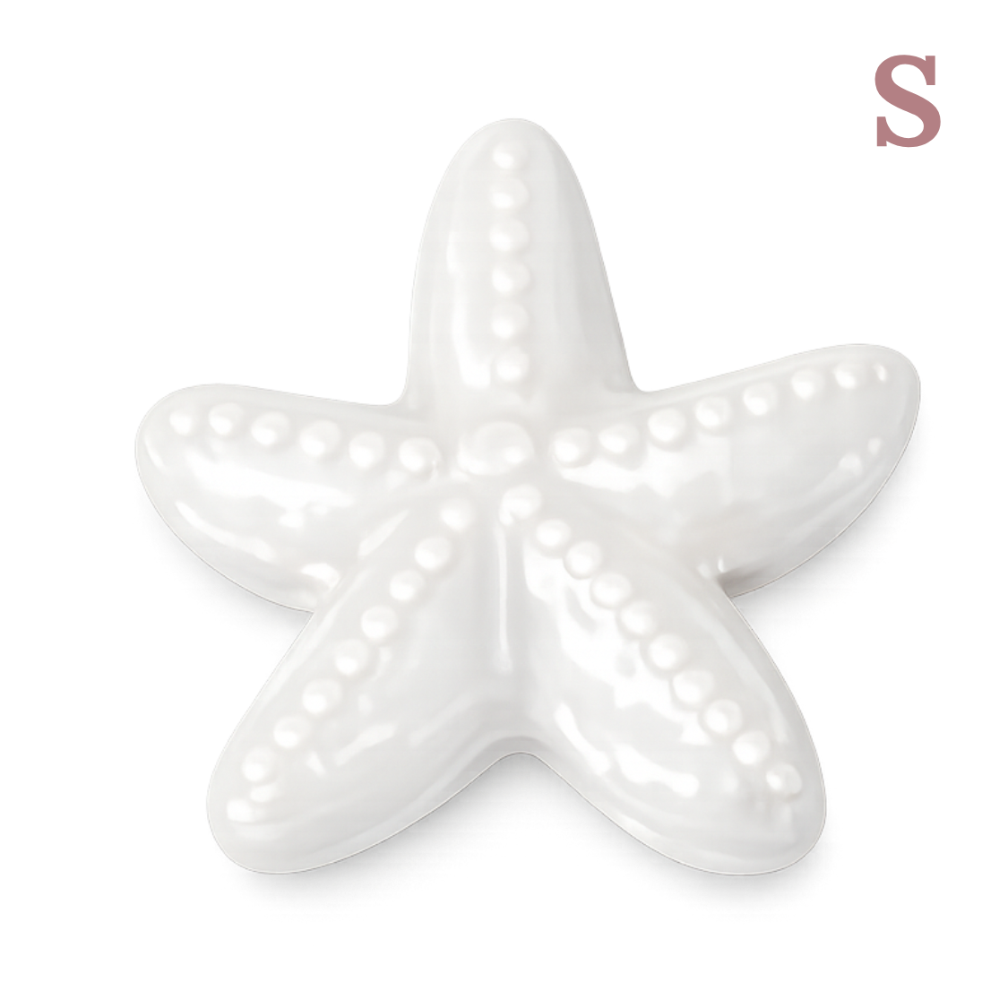 Dijes de estrella de mar de cerámica