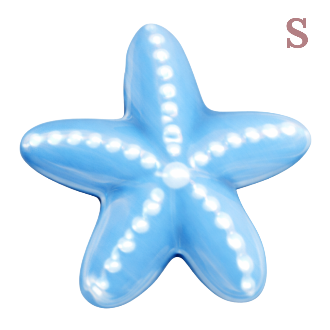 Dijes de estrella de mar de cerámica