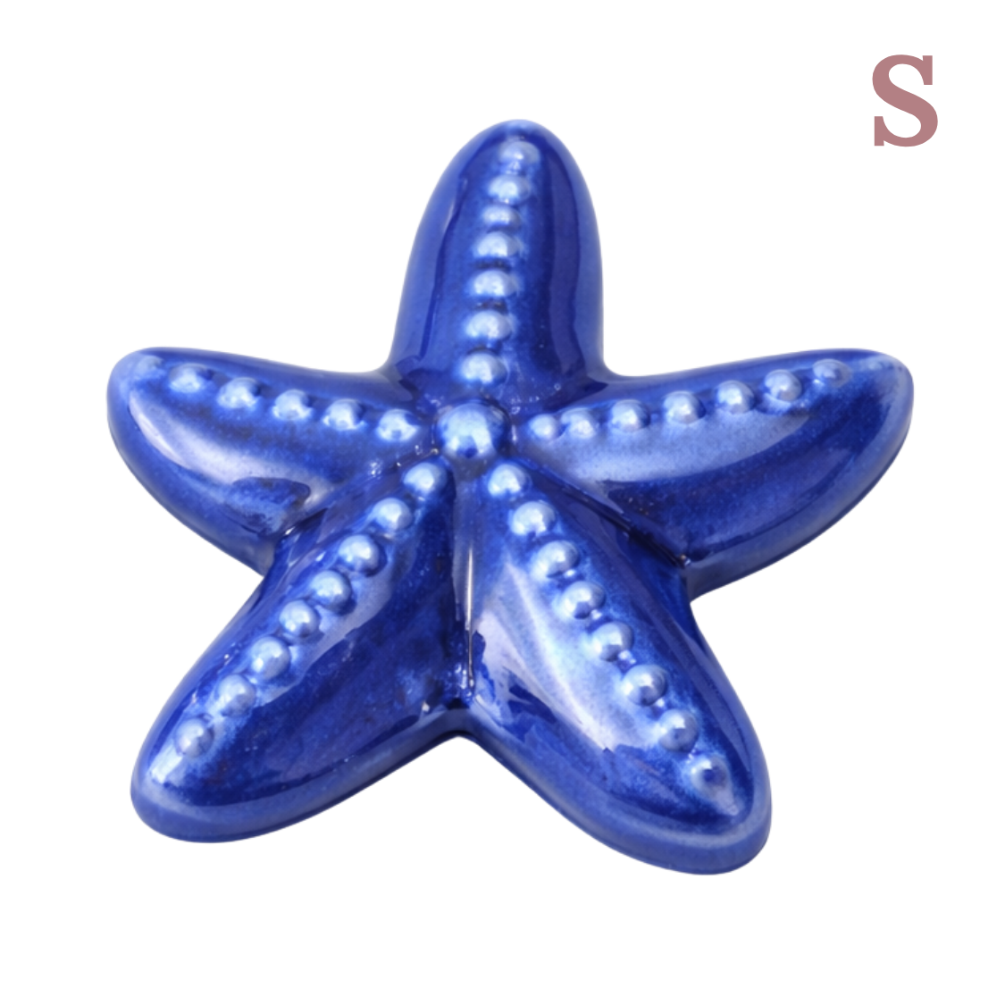 Dijes de estrella de mar de cerámica