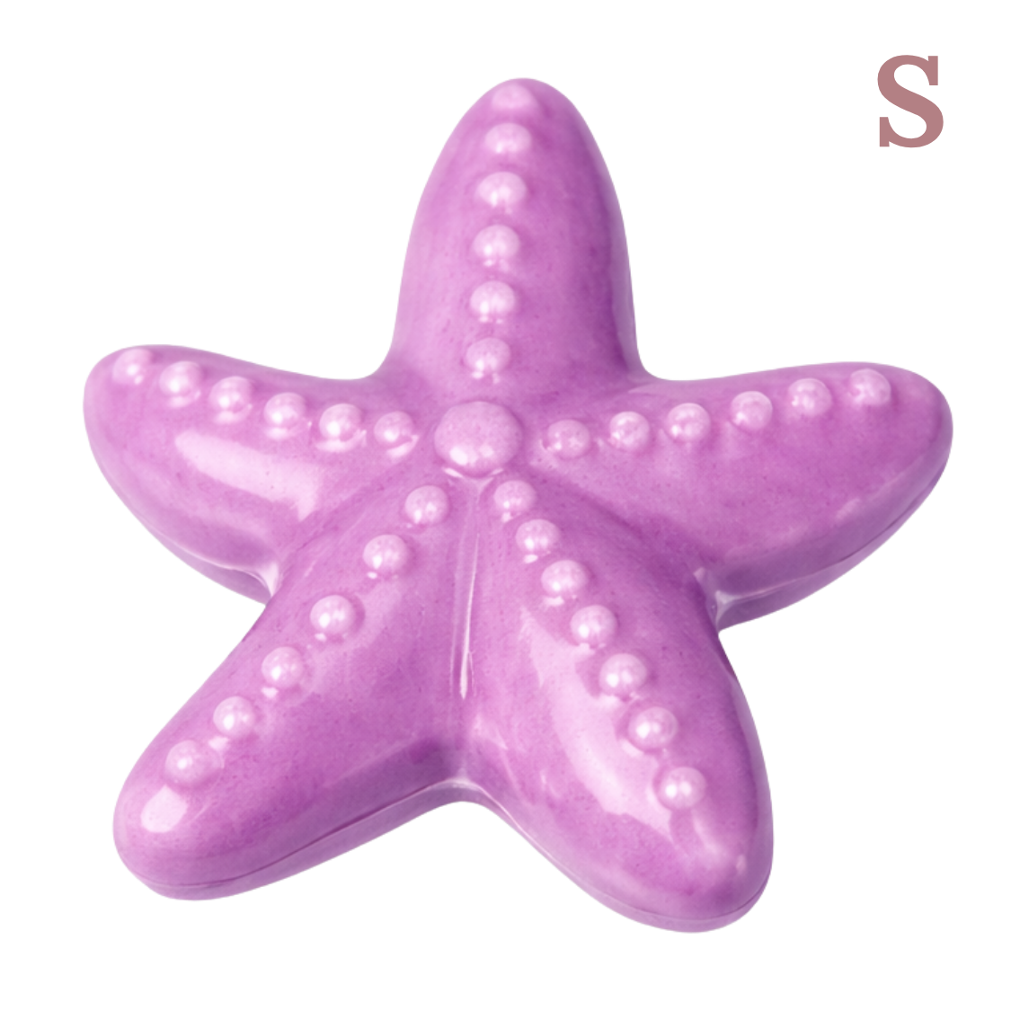 Dijes de estrella de mar de cerámica