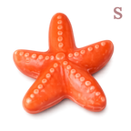 Dijes de estrella de mar de cerámica