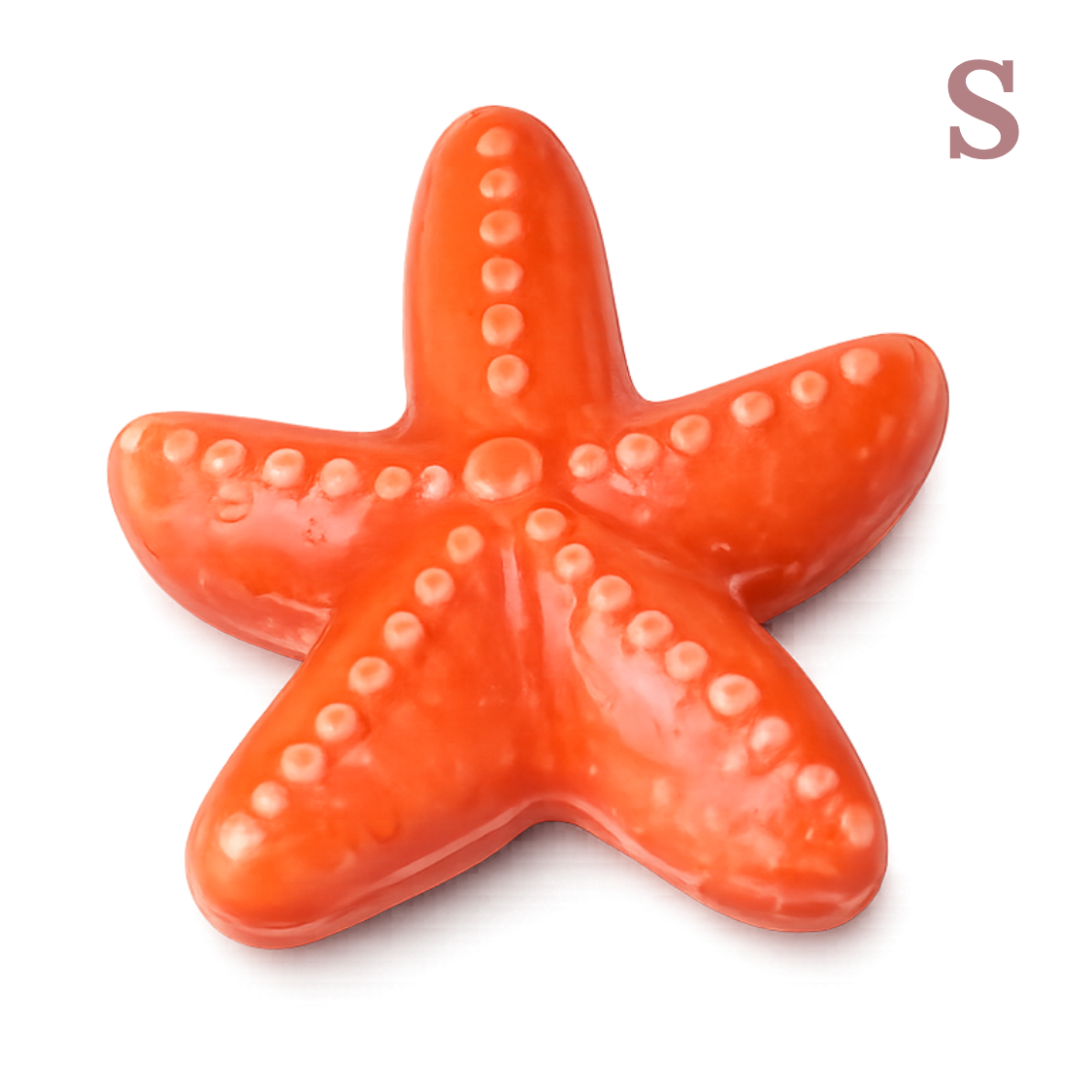 Dijes de estrella de mar de cerámica