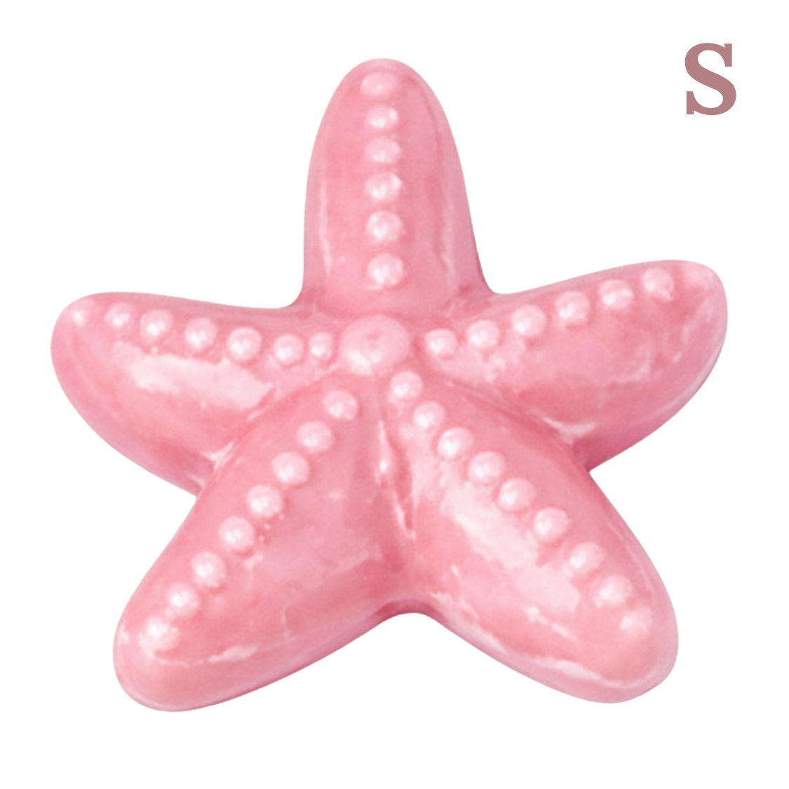 Dijes de estrella de mar de cerámica