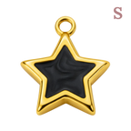 Dijes de estrella dorada