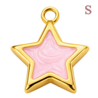 Dijes de estrella dorada