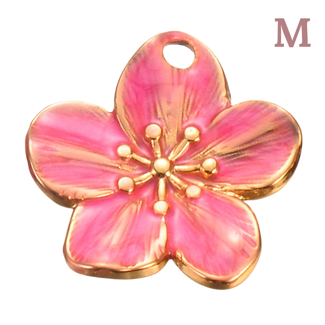 Charm Flor rosa
