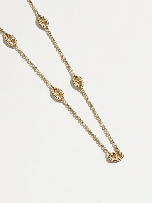 Sautoir Maille Marine