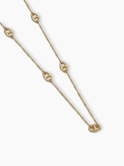 Collar de eslabones marinos
