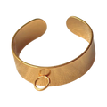 Gold-plated rings from the charm bar